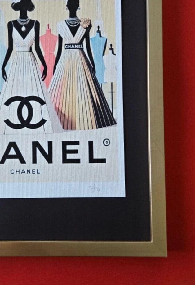 ALEXANDER DULAC | CHANEL Hand Signed Authentic Print Edition of 10 | COA - 4