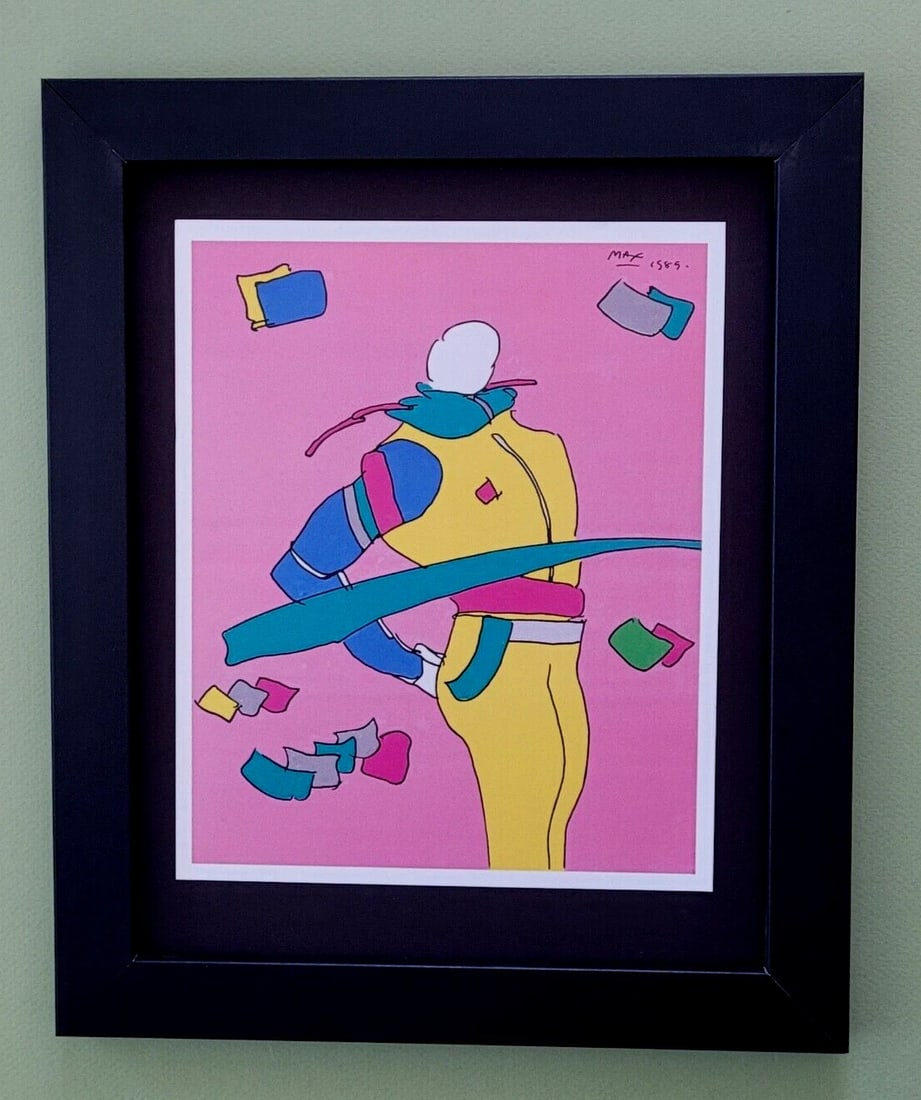 Peter Max | Vintage Print Signed | Pop Art | New Frame (1 of 2)