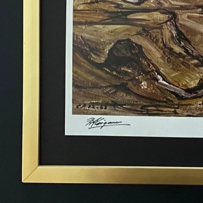 DAVID ALFARO SIQUEIROS | SIGNED LIMITED EDITION FRAMED PRINT FROM MEXICO - 2