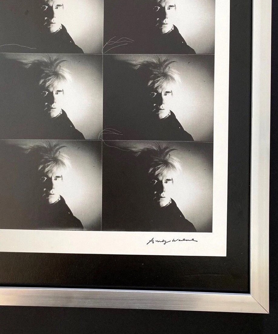 Andy Warhol | Vintage 1984 Self Portraits Print Signed | Mounted and Framed - 3
