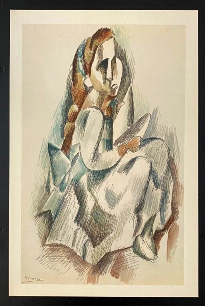 PABLO PICASSO 1956 BEAUTIFUL SIGNED PRINT FRAMED - 2