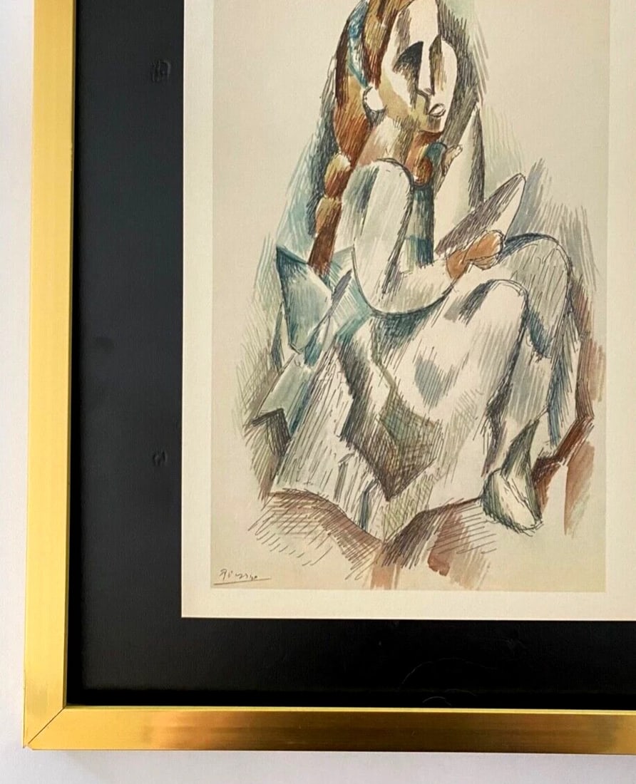 PABLO PICASSO 1956 BEAUTIFUL SIGNED PRINT FRAMED - 3