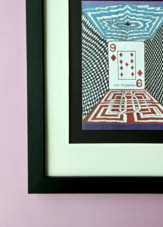 Pedro Friedeberg – “ARCHITECT'S PUZZLE?? | Surrealist Whismical Signed Print - 3