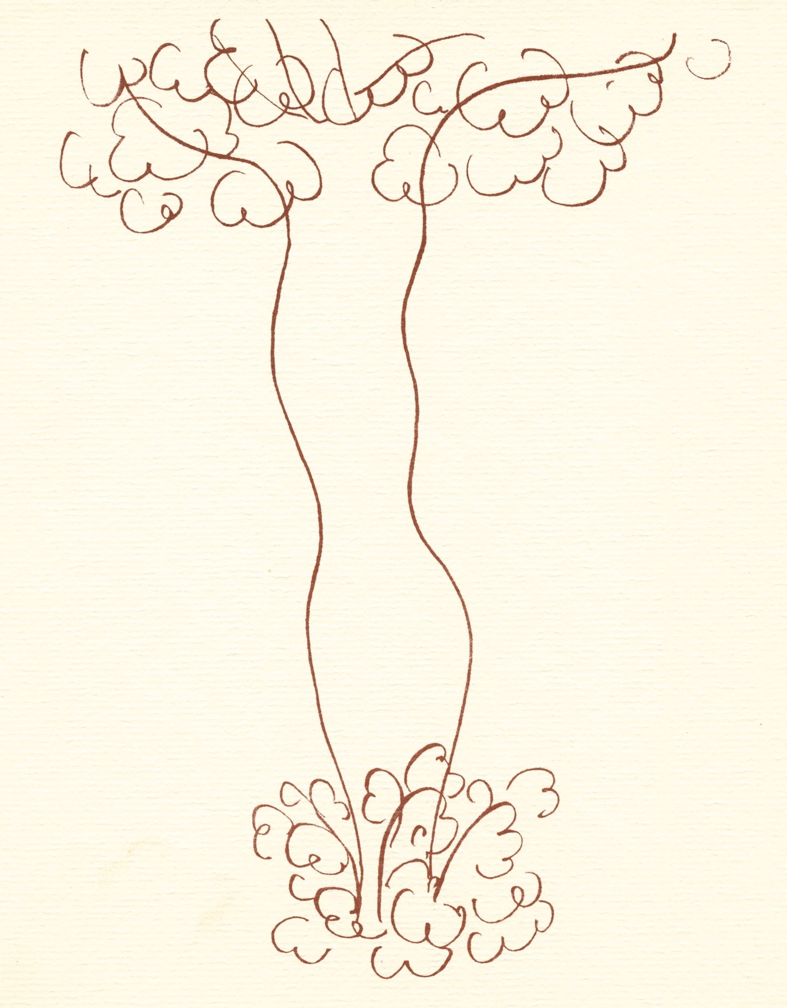 Henri Matisse lithograph | Florilege de Ronsard: Medium: lithograph (after the the original lithograph). Printed in sanguine ink on cream laid paper from the Papeteries Casteljoux and published in Geneva by Edito-Service in 1970. This reproduces