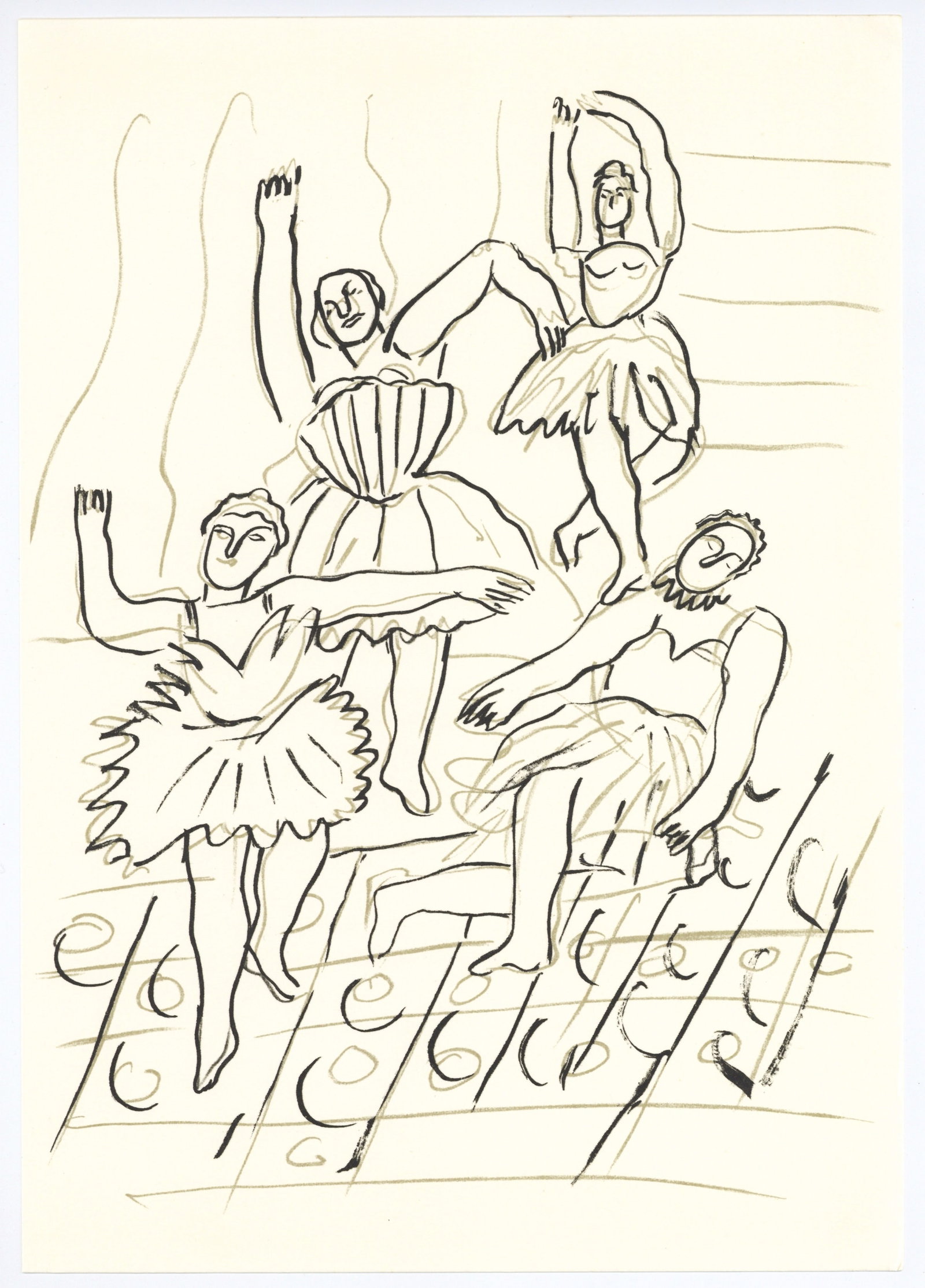 Fernand Leger "Mes Voyages": Medium: offset lithograph (after the original). Printed on Velin bouffant paper from the Papeteries de Hauteville and published by Edito-Service Geneve in 1980. This reproduces one of the original