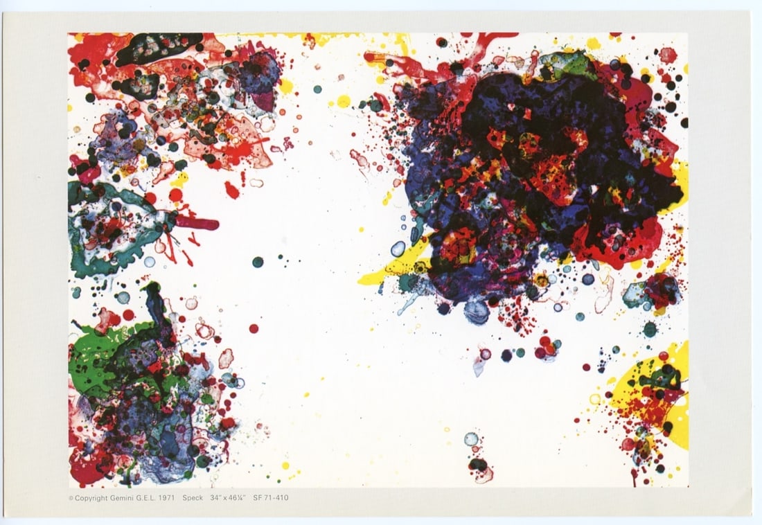 Sam Francis "Speck" 1971 (1 of 1)