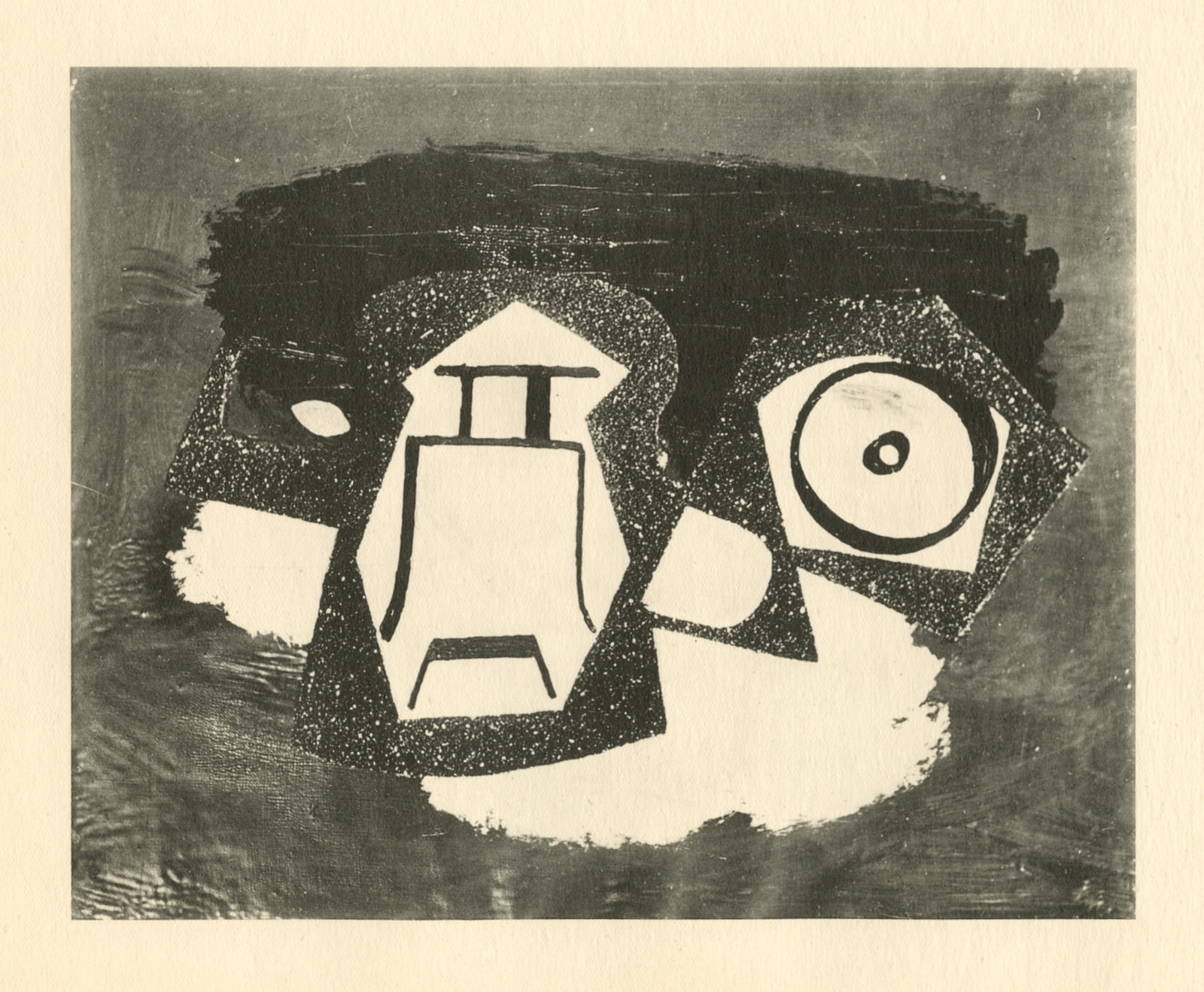 Pablo Picasso - Still Life: Medium: collotype (after the painting). Printed in Paris in 1926 in an edition of 700 and published by Christian Zervos for the art revue Cahiers d'Art. Image size: 6 x 7 1/2 inches (152 x 188 mm).