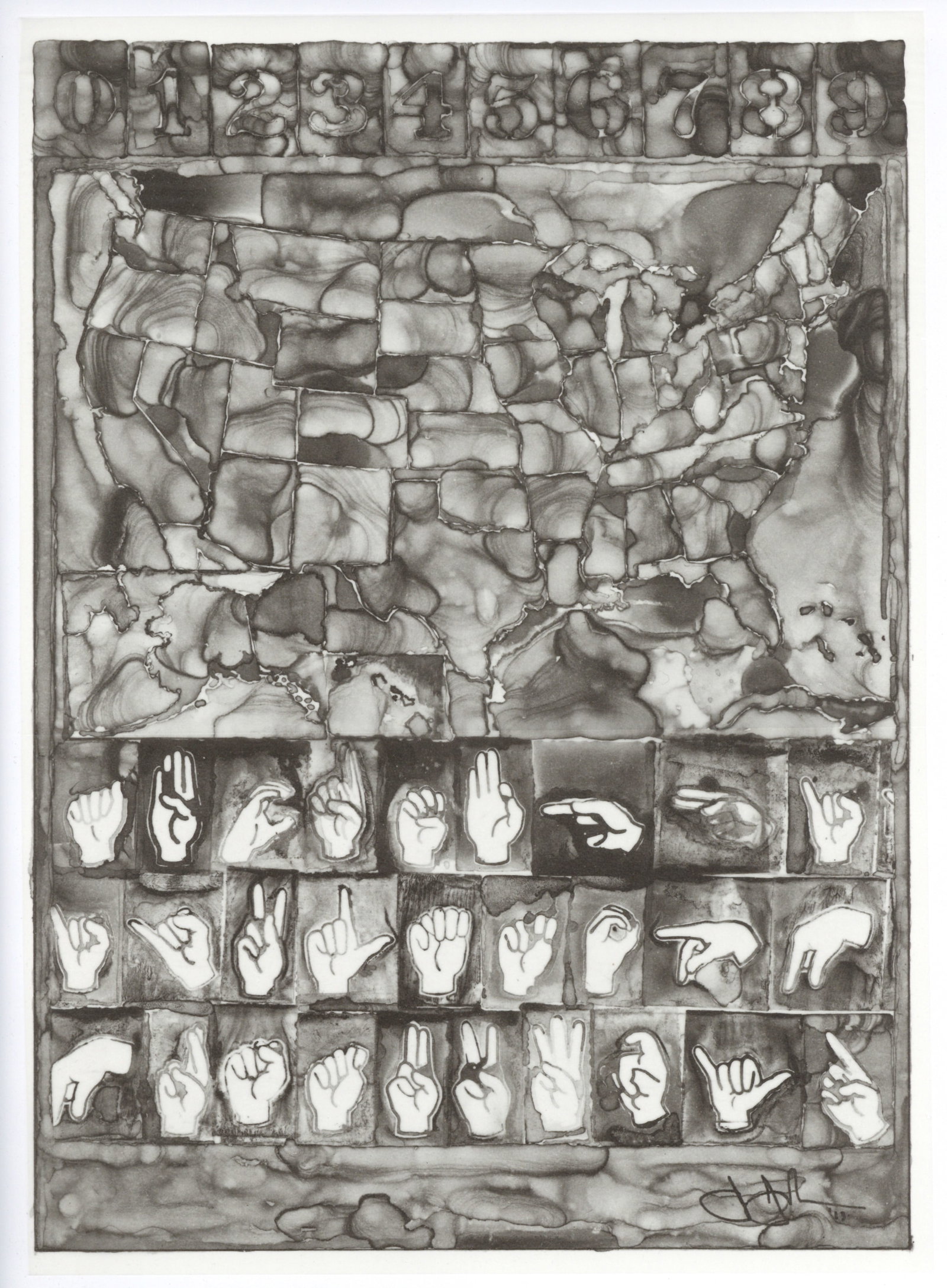 Jasper Johns original lithograph (1 of 1)