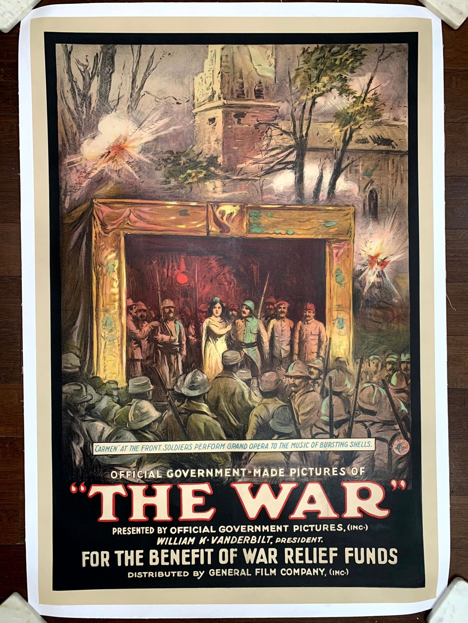 The War - Battle Opera (1916) US One Sheet Movie Poster LB (1 of 6)