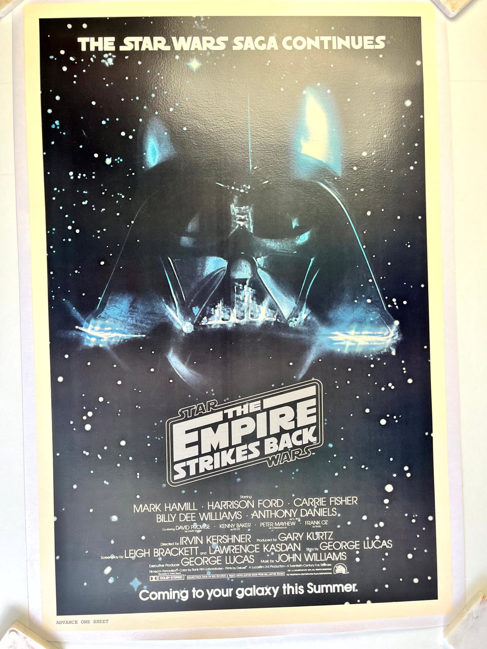 The Empire Strikes Back - Advance Rolled (1980) US One Sheet Movie Poster LB (1 of 8)