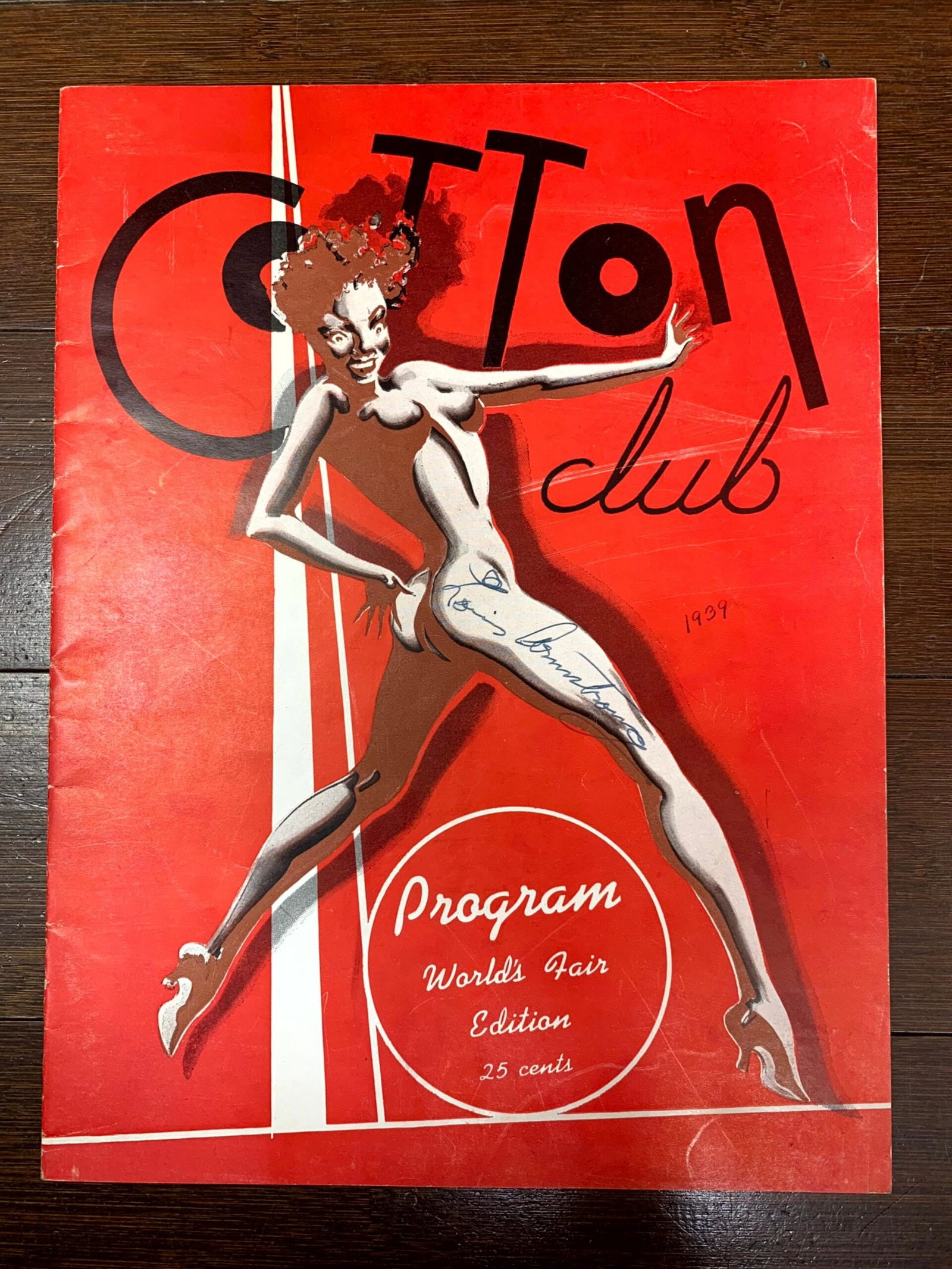 Cotton Club Signed- Louis Armstrong, BOJANGLES, D. DANDRIDGE, CAB CALLOWAY (1939) 9X12 US Music (1 of 11)