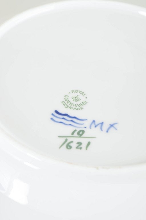 Royal Copenhagen, Denmark. Blue Flower Curved, set of four porcelain dinner plates with decoration - 4