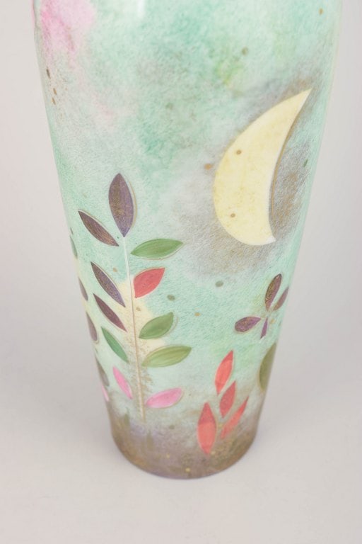 Otto Hofmann for Rosenthal, Germany. Large porcelain vase with curved silhouette. Approx. 1940s. - 4