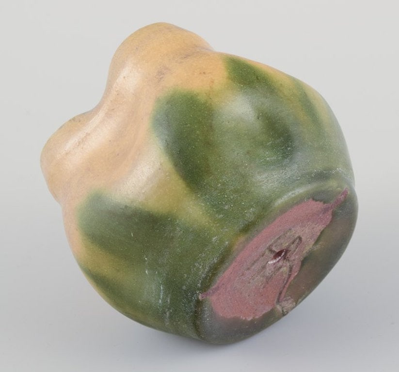 Kähler, Denmark. Small Art Nouveau ceramic plant pot. Approximately 1910s. - 6