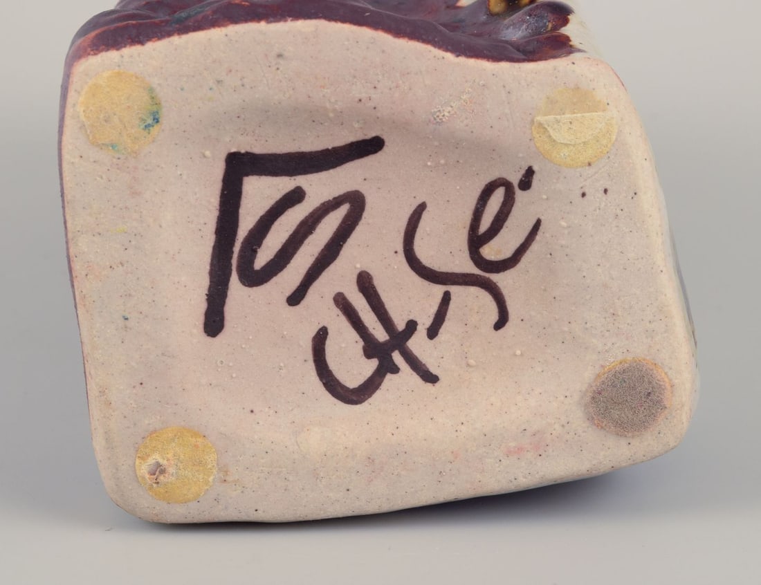 Carl Harry Stålhane for "Designhuset, Sweden. Ceramic vase with organic form. Ca. 1970. - 9