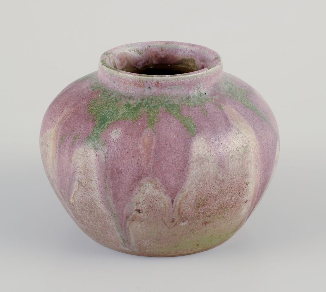 French ceramicists. Three pieces of unique ceramics. 1940-1960s. - 7