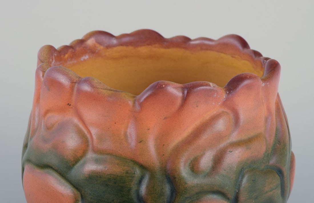 Ipsen's, Denmark. Ceramic Art Nouveau jar. 1920s/1930s. - 5