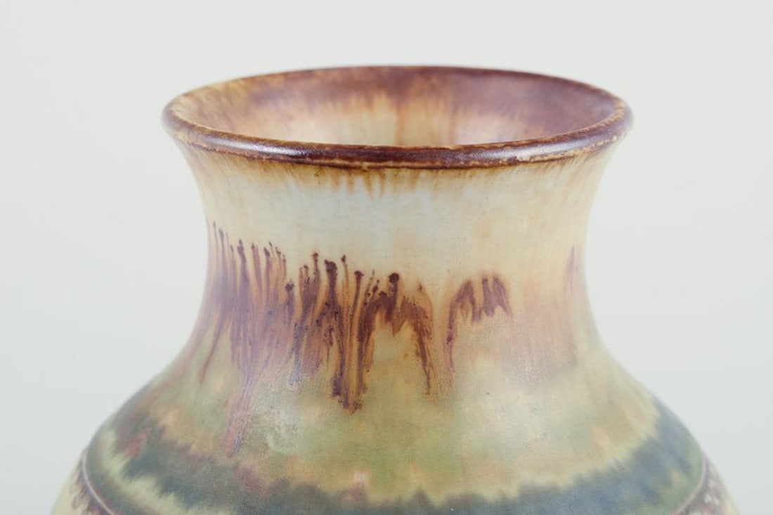 John Andersson for Höganäs, Sweden. Unique vase of stoneware. Ca. 1970s. - 3