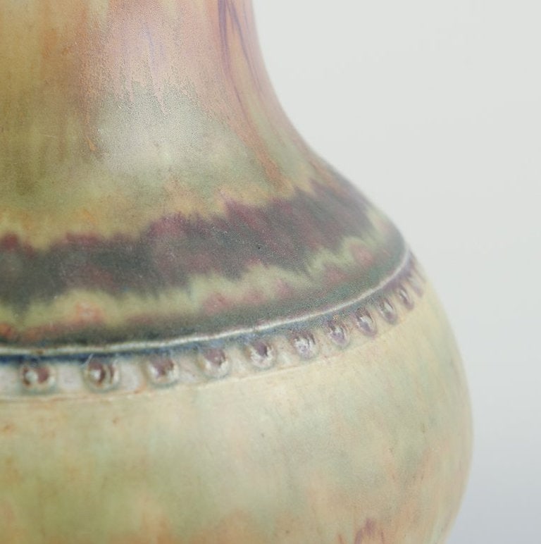 John Andersson for Höganäs, Sweden. Unique vase of stoneware. Ca. 1970s. - 4