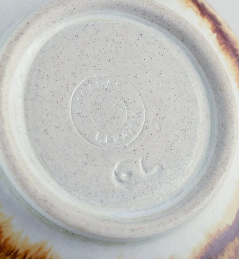 John Andersson for Höganäs, Sweden. Unique vase of stoneware. Ca. 1970s. - 6