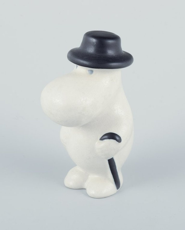 Arabia, Finland. Hand-painted ceramic figurine of Moominfather from the Moomins. Late 20th century. (1 of 7)