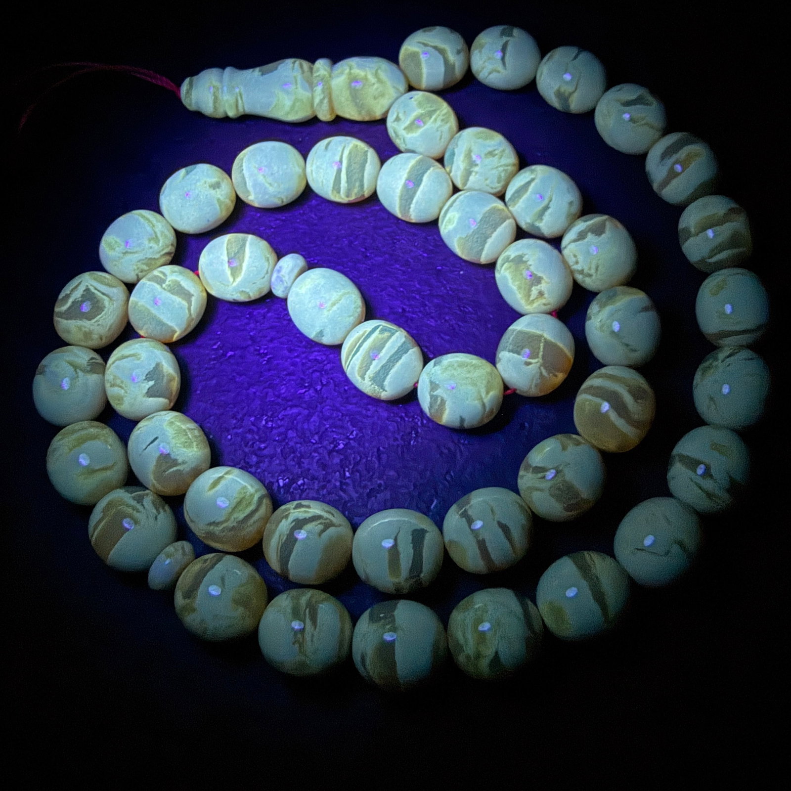 Outstanding Amber Tesbih made from Round Amber beads - 3