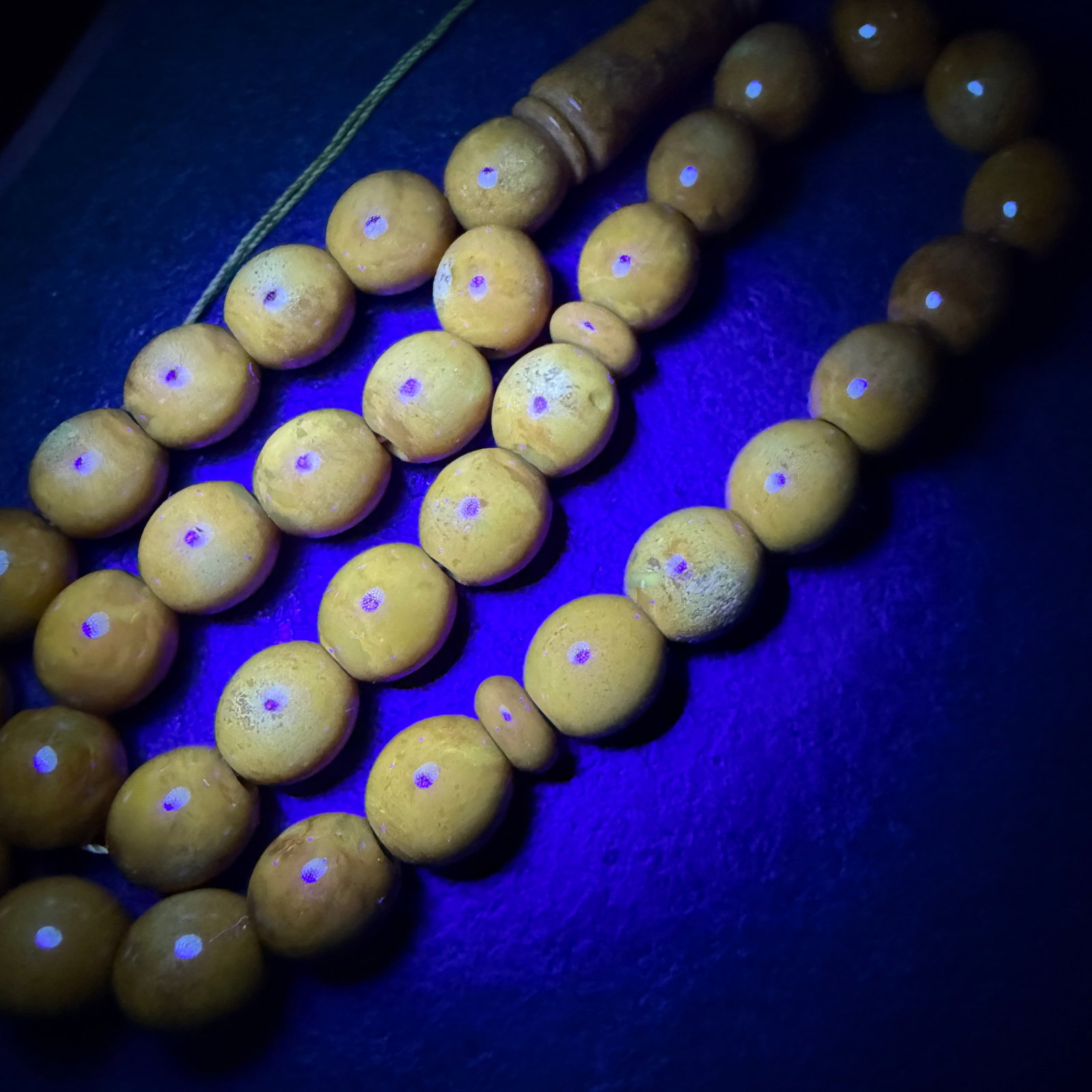 Splendid Amber Tesbih made from Round Amber beads - 3
