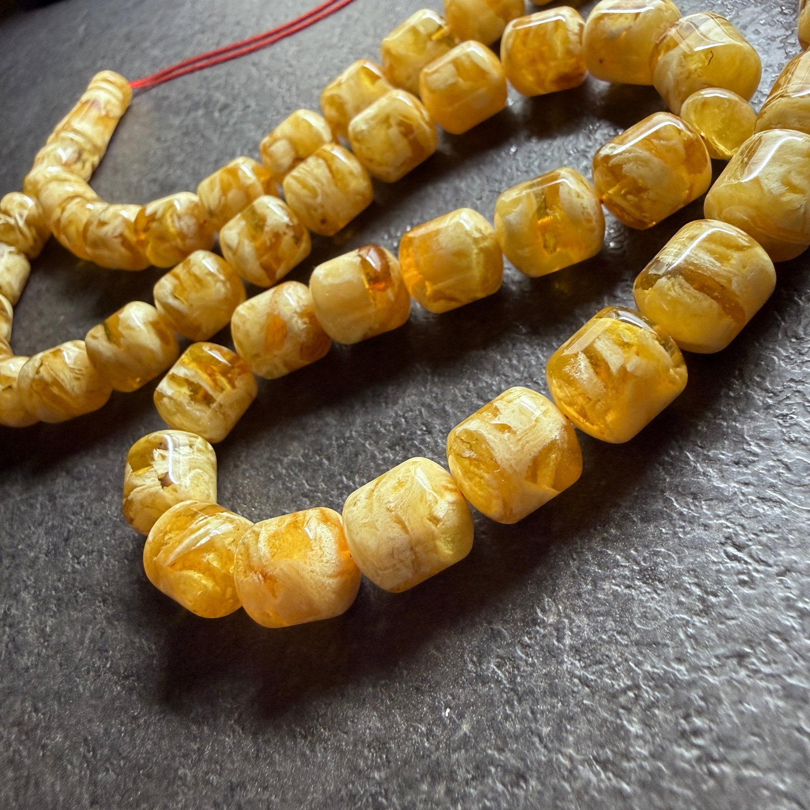 Stunning Amber Tesbih made from Round Amber beads - 2