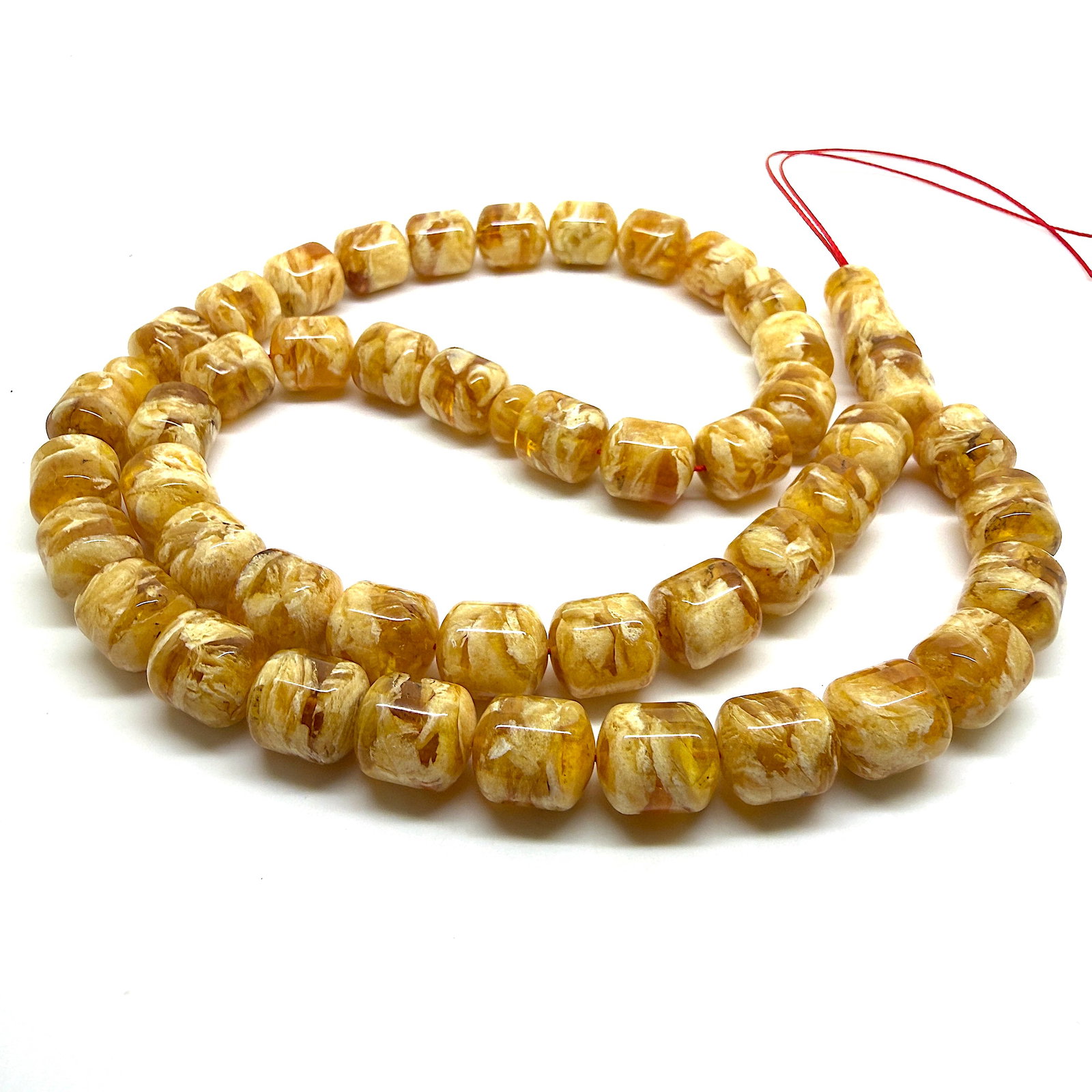 Stunning Amber Tesbih made from Round Amber beads - 5