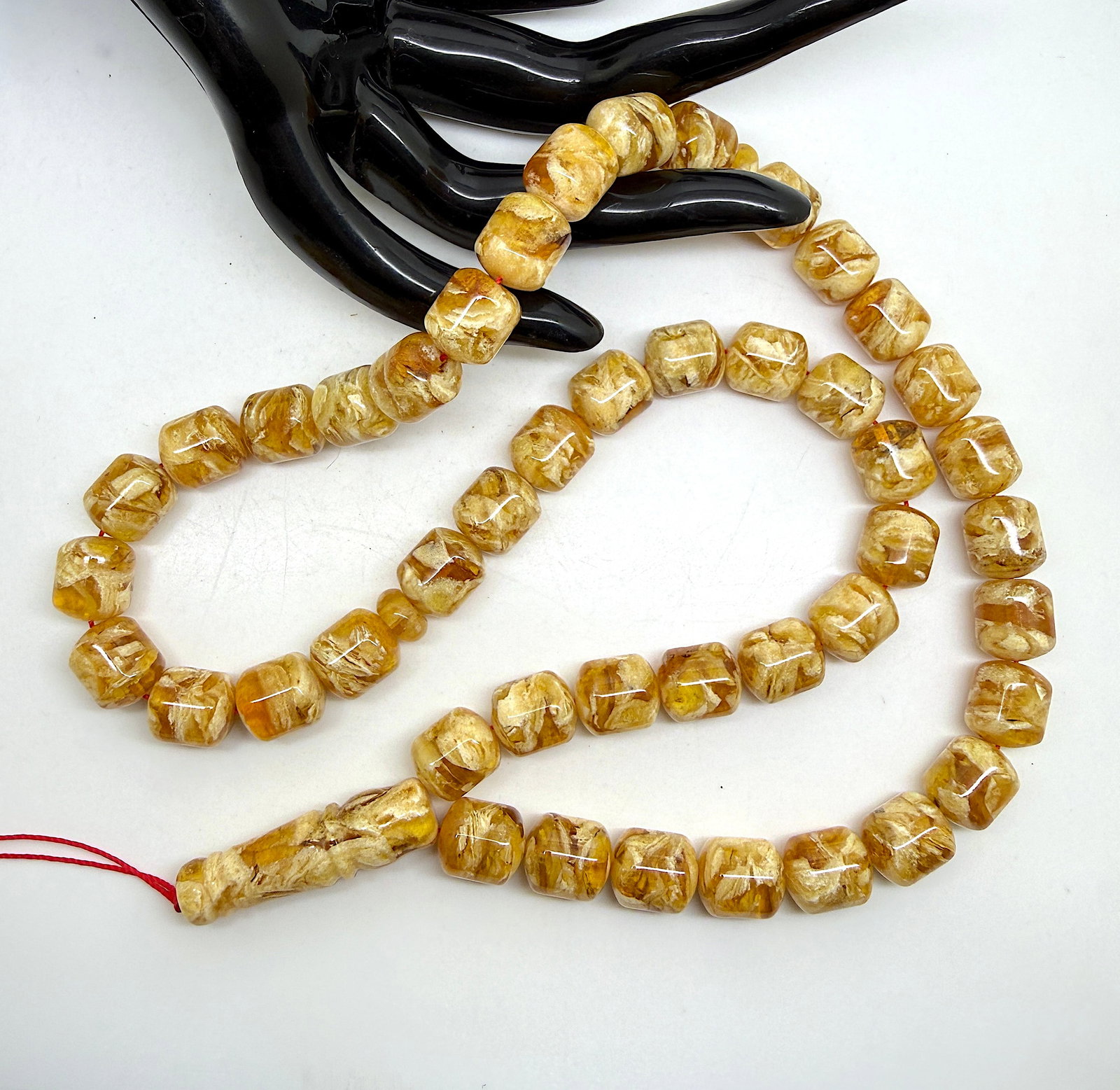 Stunning Amber Tesbih made from Round Amber beads - 7