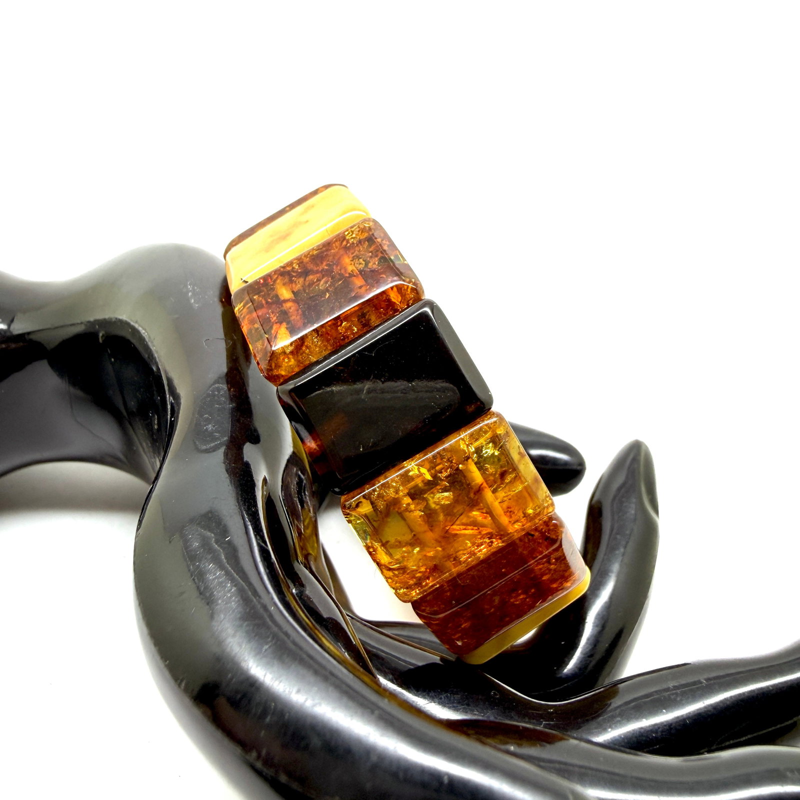Grand Amber Cuff Bracelet - 6