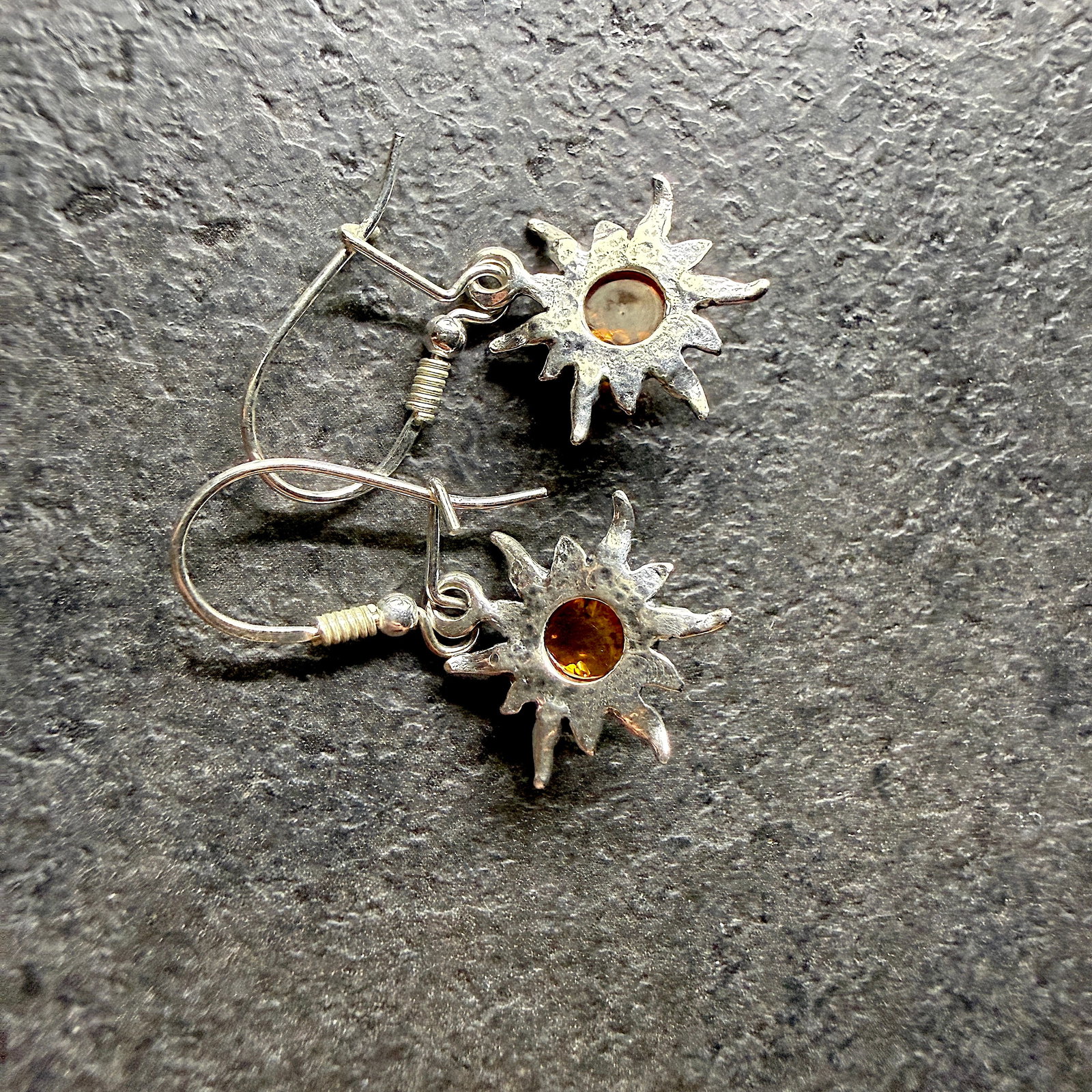 Stunning Amber Earrings - 3