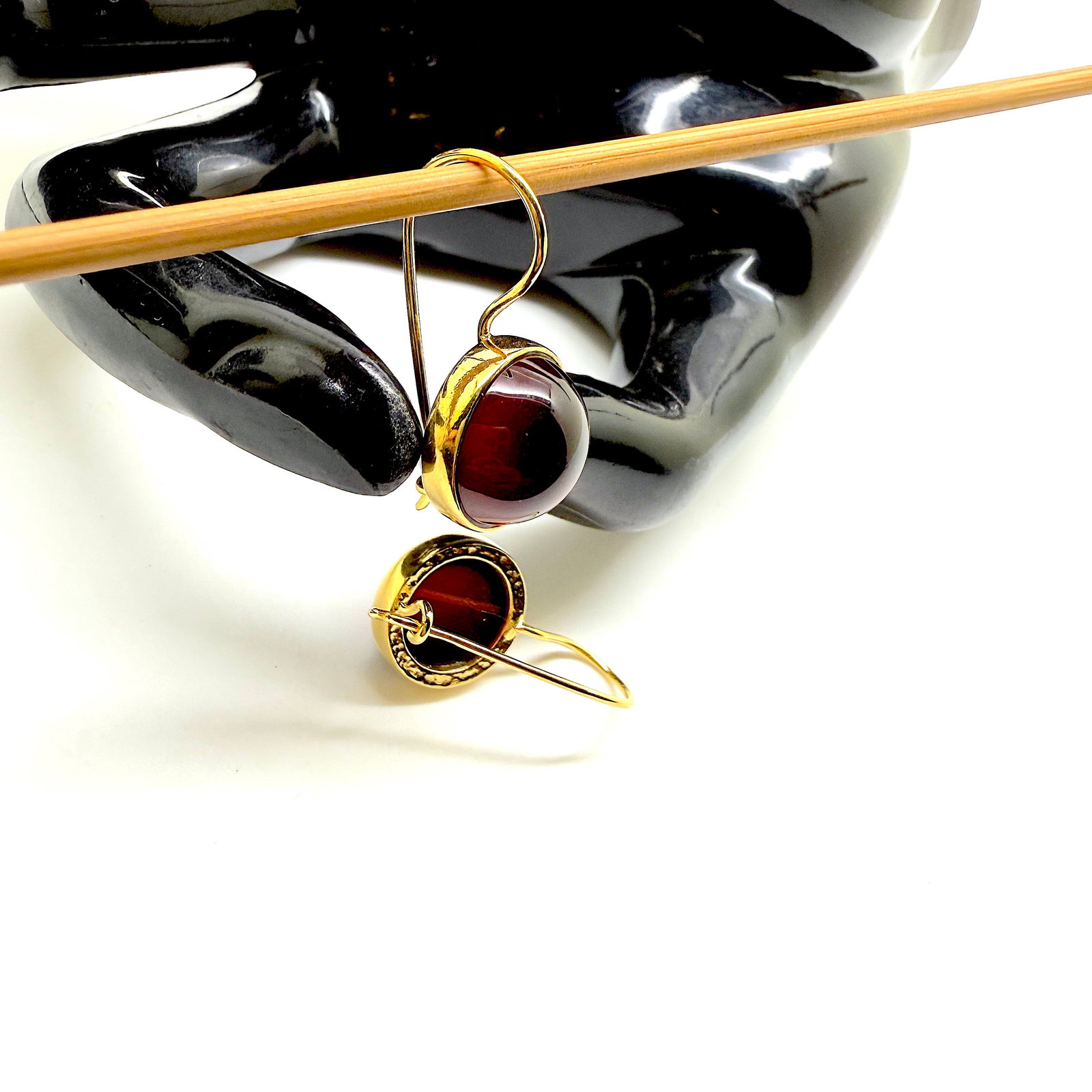 Stunning Amber Earrings - 2
