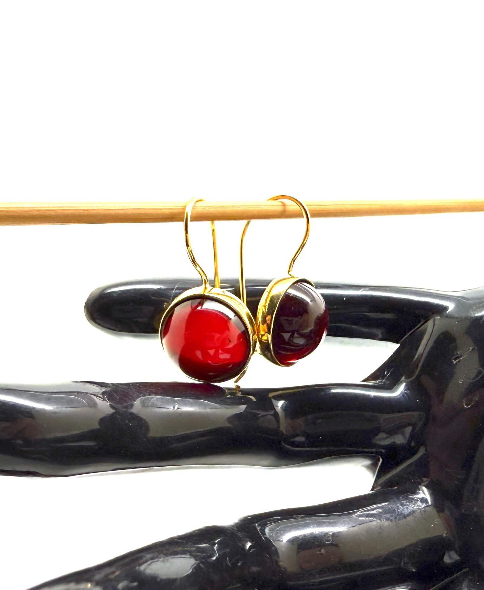 Stunning Amber Earrings - 3