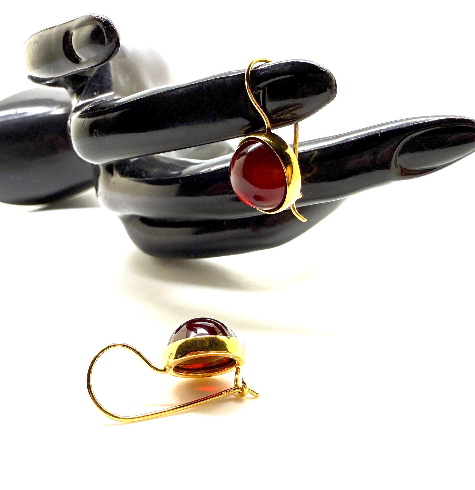 Stunning Amber Earrings - 6