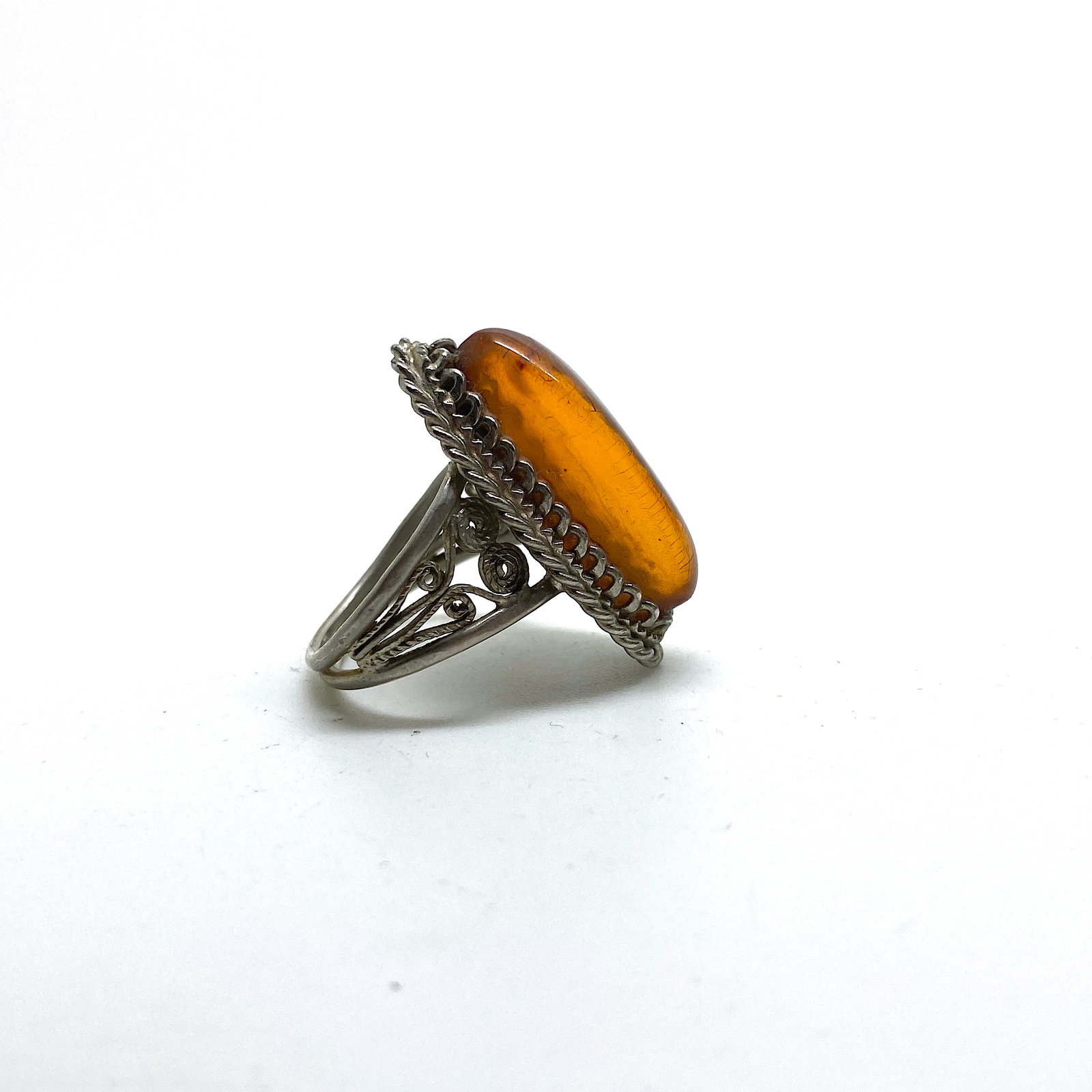 Remarkable Amber Ring - 7