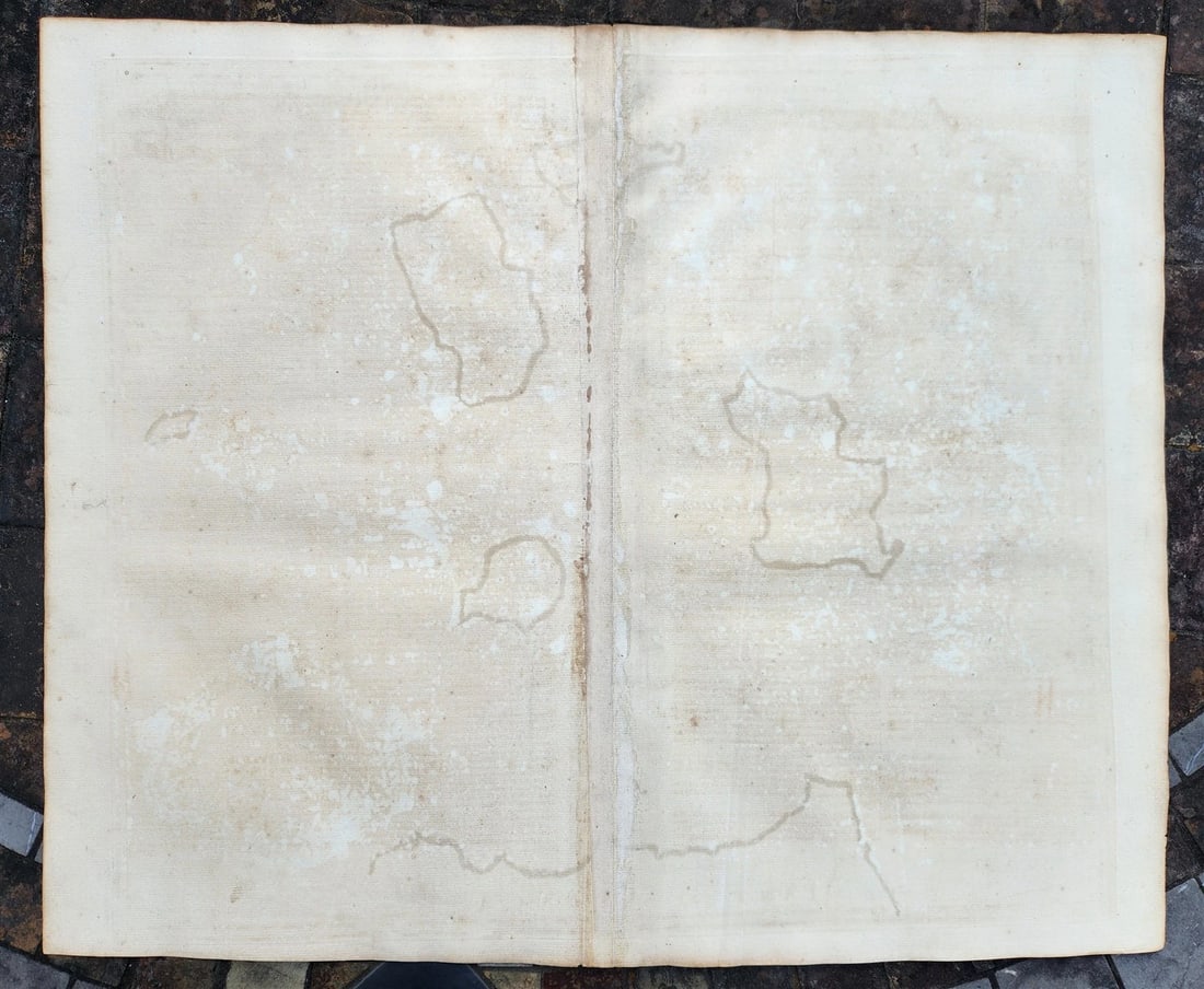 1719 A MAP of SPAIN & PORTUGAL by John Senex antique - 8