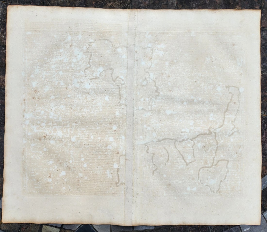 1719 A MAP of FLANDERS BELGIUM LUXEMBURG SPANISH NETHERLAND John Senex antique - 6