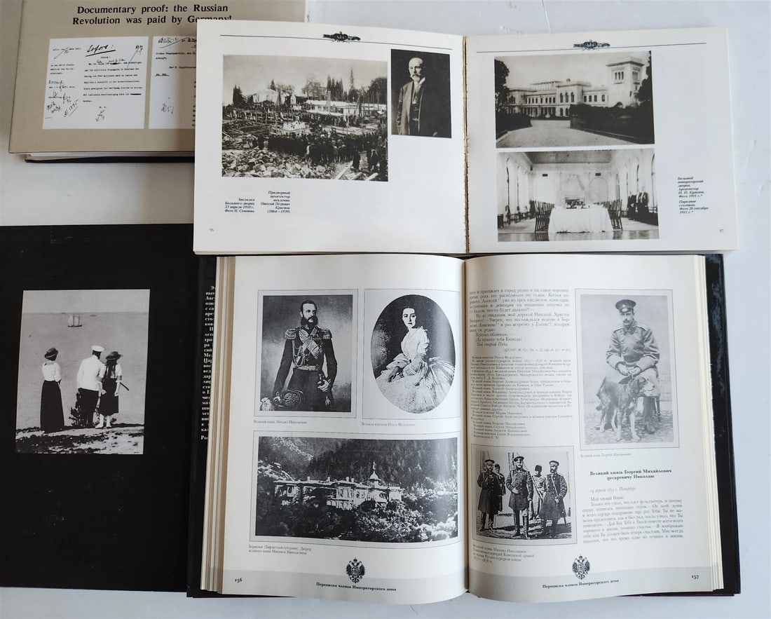 RUSSIAN IMPERIAL FAMILY lot of 14 ILLUSTRATED ART & REFERENCE BOOKS - 2