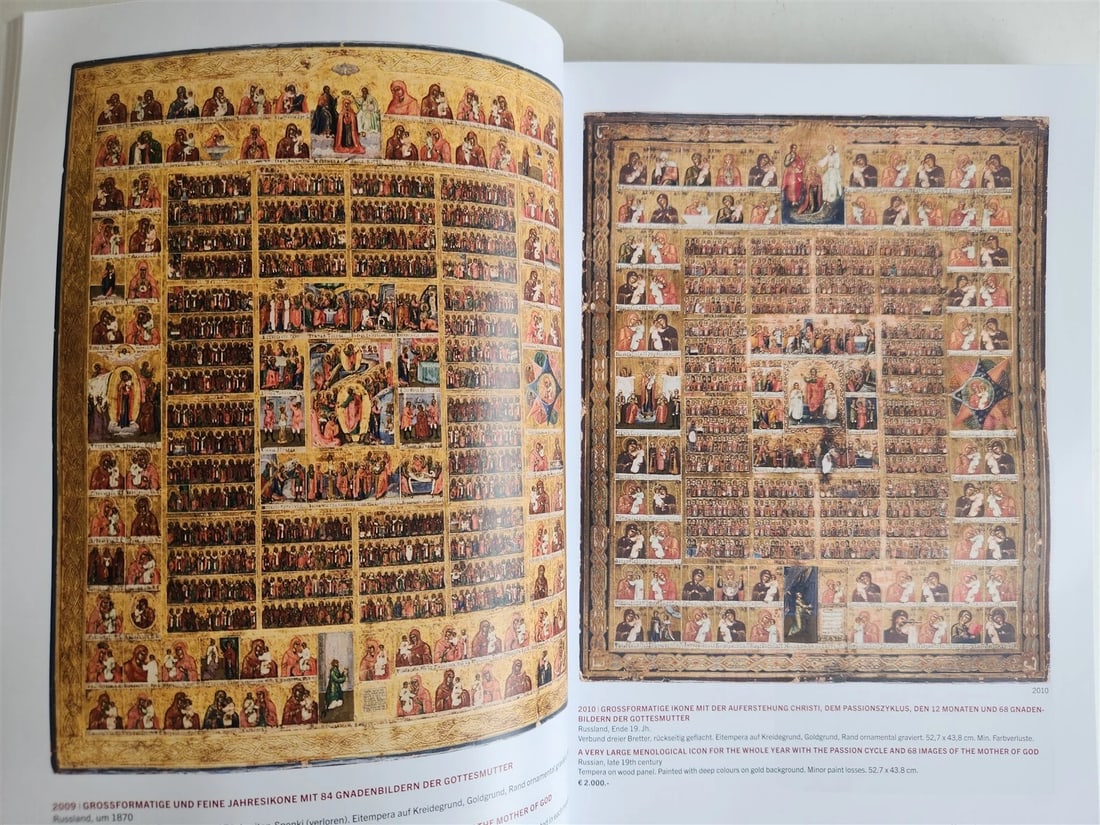 RUSSIAN & GREEK ORTHODOX ICONS LOT of 2025-2026 GERMAN AUCTION CATALOGS - 3