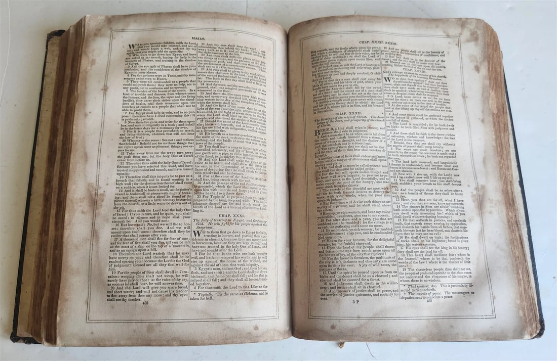 1855 BIBLE in ENGLISH antique OLD & NEW TESTAMENT Boston AMERICANA - 14