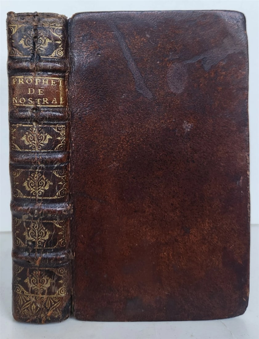 1693 Concordance of NOSTRADAMUS's Prophecies ANTIQUE in FRENCH 17th CENTURY - 2