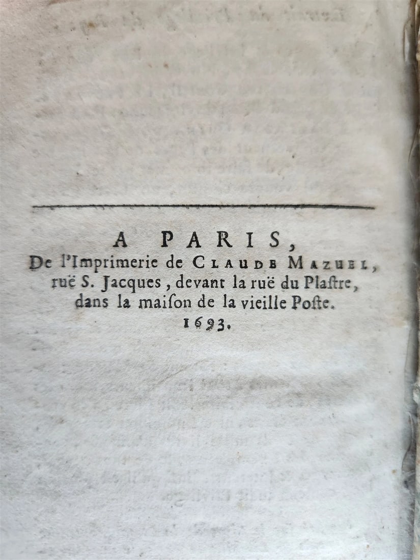 1693 Concordance of NOSTRADAMUS's Prophecies ANTIQUE in FRENCH 17th CENTURY - 9