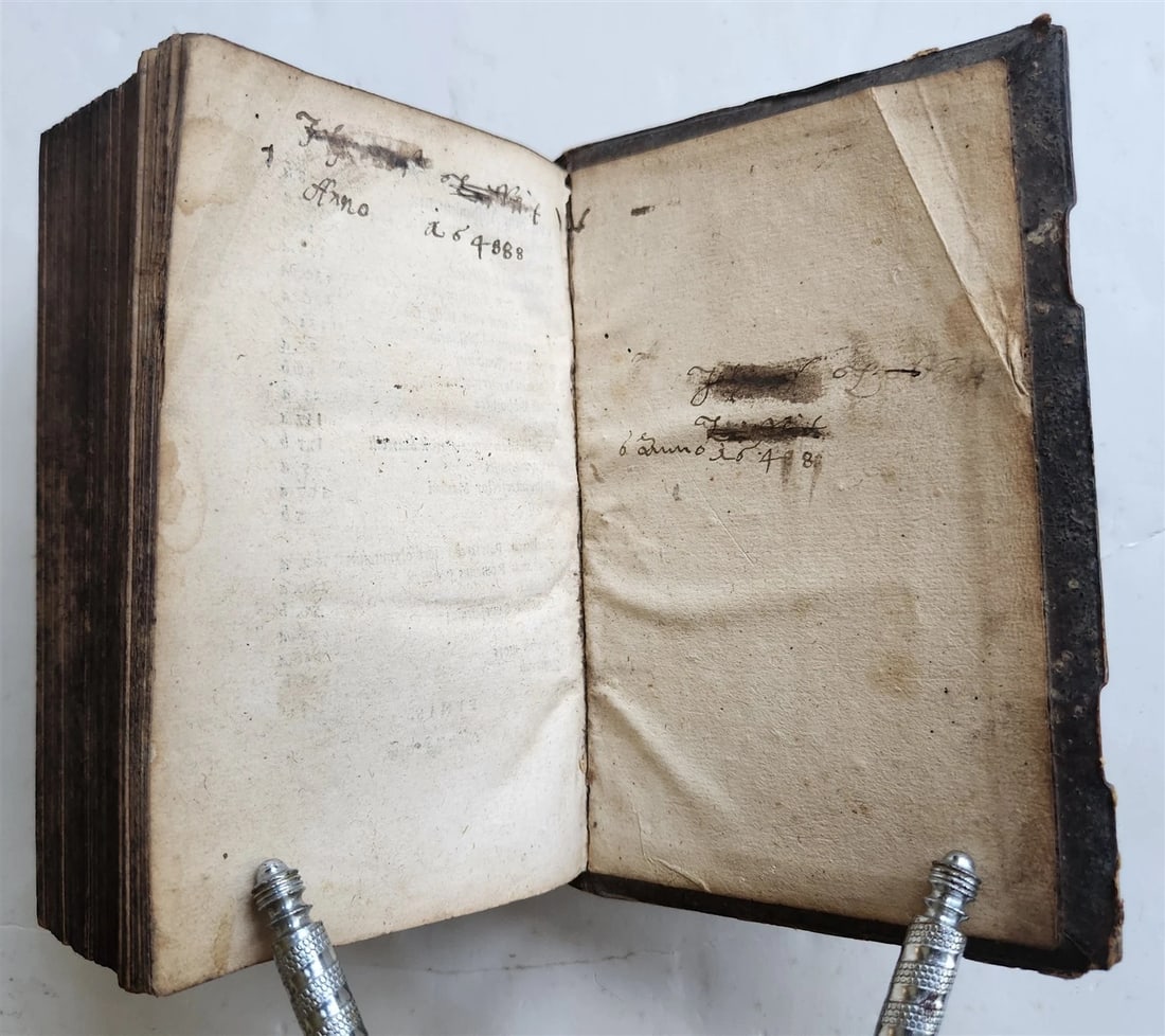 1560 PHILIPP MELANCHTHON UNIVERSAL HISTORY pigskin binding ANTIQUE 16th CENTURY - 11