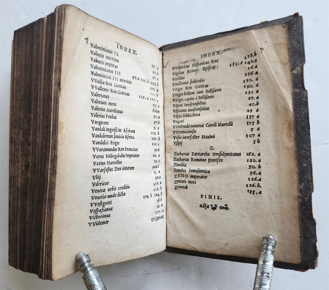 1560 PHILIPP MELANCHTHON UNIVERSAL HISTORY pigskin binding ANTIQUE 16th CENTURY - 12