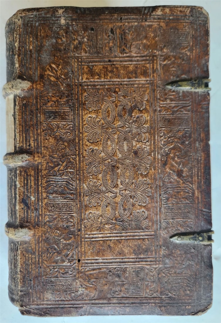 1560 PHILIPP MELANCHTHON UNIVERSAL HISTORY pigskin binding ANTIQUE 16th CENTURY - 5