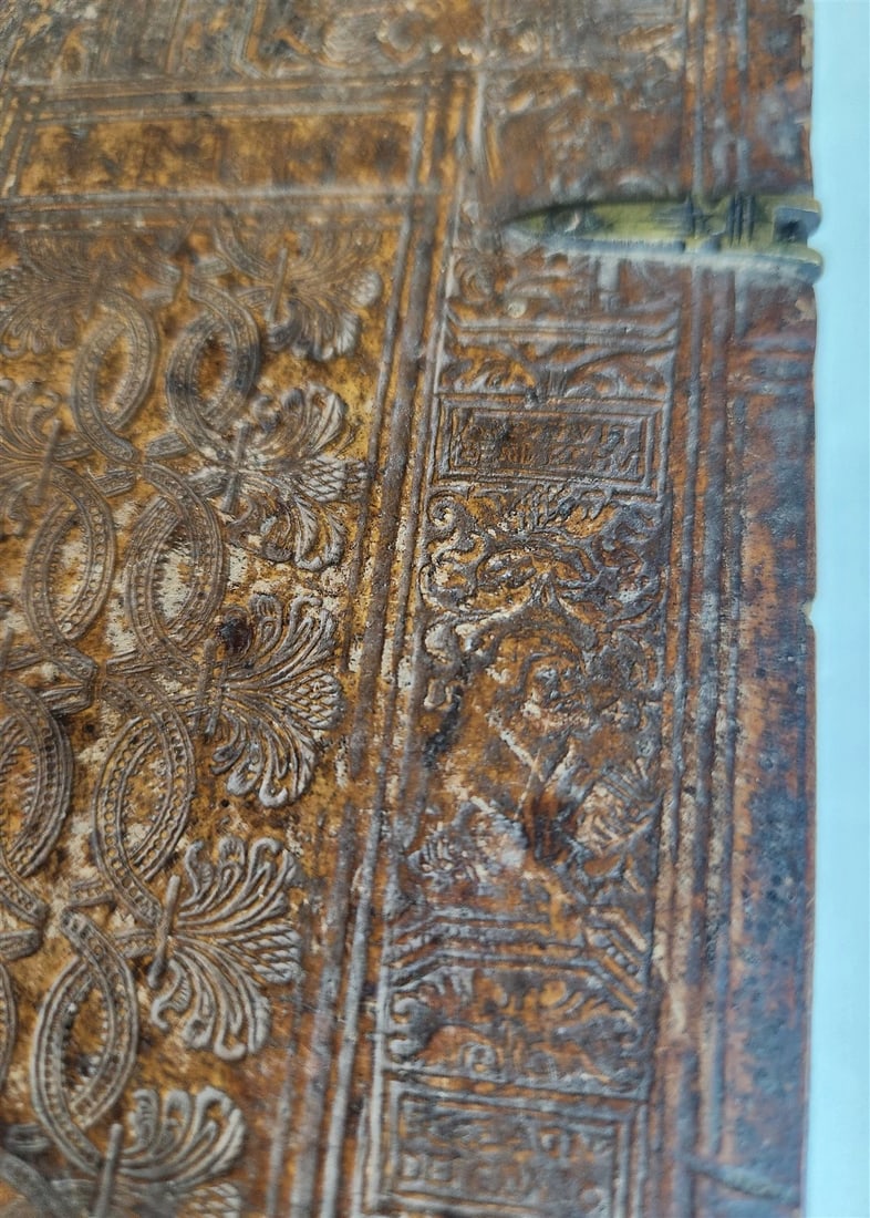 1560 PHILIPP MELANCHTHON UNIVERSAL HISTORY pigskin binding ANTIQUE 16th CENTURY - 6