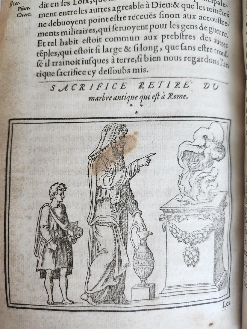 1547 RELIGION of ANCIENT ROME FULLY ILLUSTRATED antique 16th CENTURY - 15