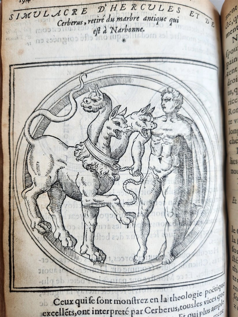 1547 RELIGION of ANCIENT ROME FULLY ILLUSTRATED antique 16th CENTURY - 19