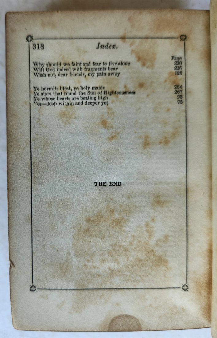 1847 THE CHRISTIAN YEAR thoughts in verse antique AMERICANA religious poetry - 9